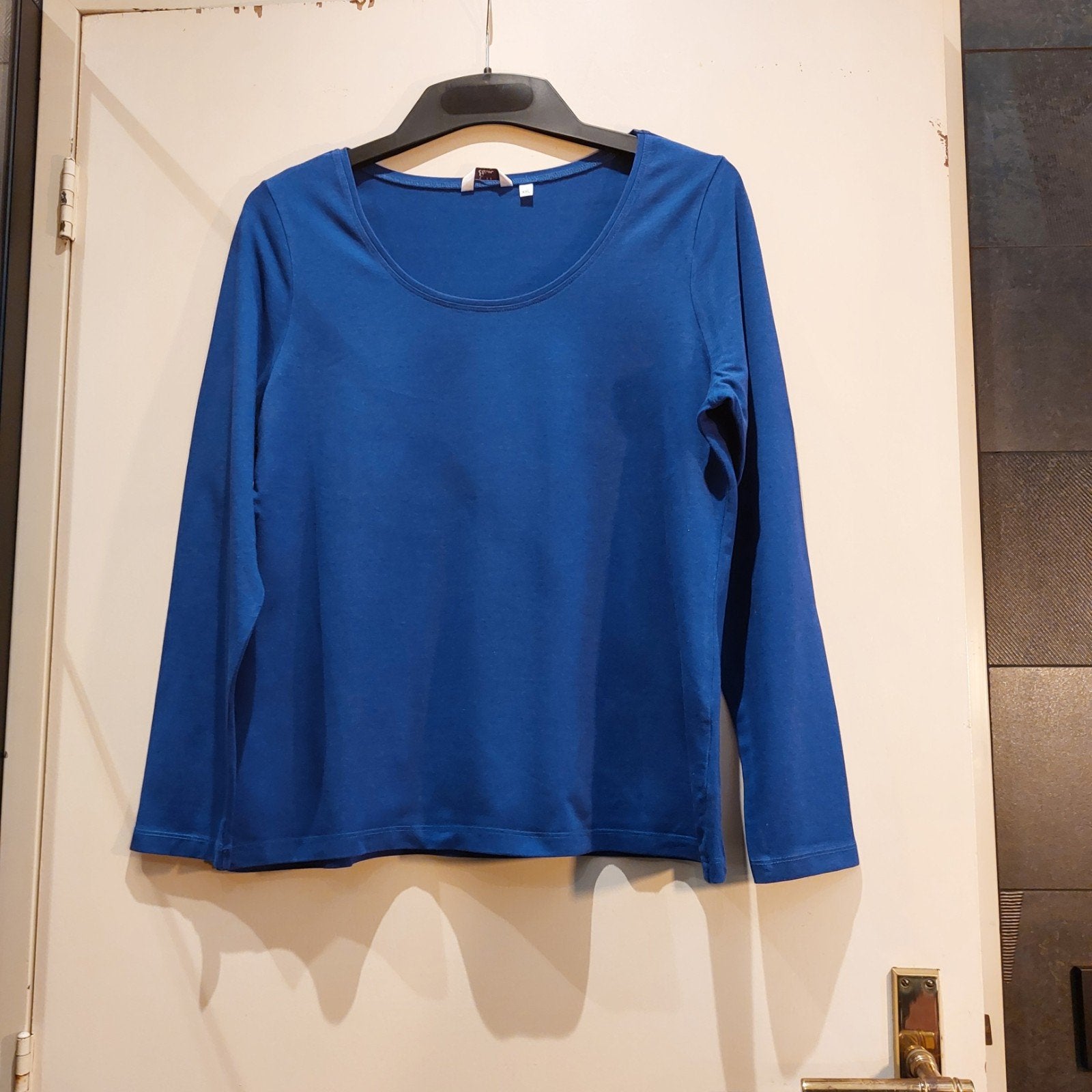 T-Shirt van het merk Anni Rolfi.  Maat XXL., Zo goed als nieuw, Verzenden, Blauw, Shirt of Top