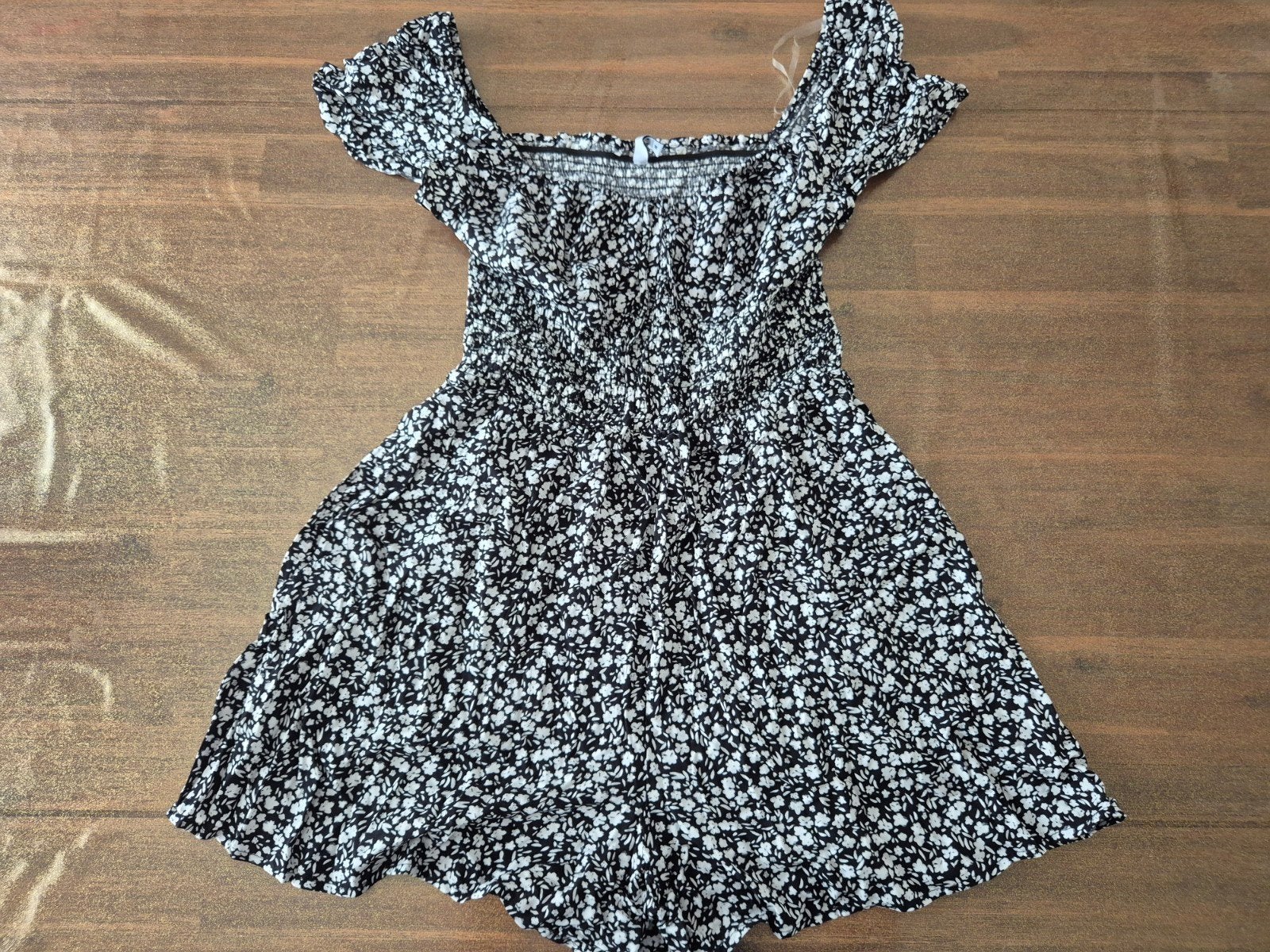 Zwart-wit playsuit van FB Sister, Kleding | Dames, Zwart, Ophalen of Verzenden, Zo goed als nieuw, Maat 36 (S)