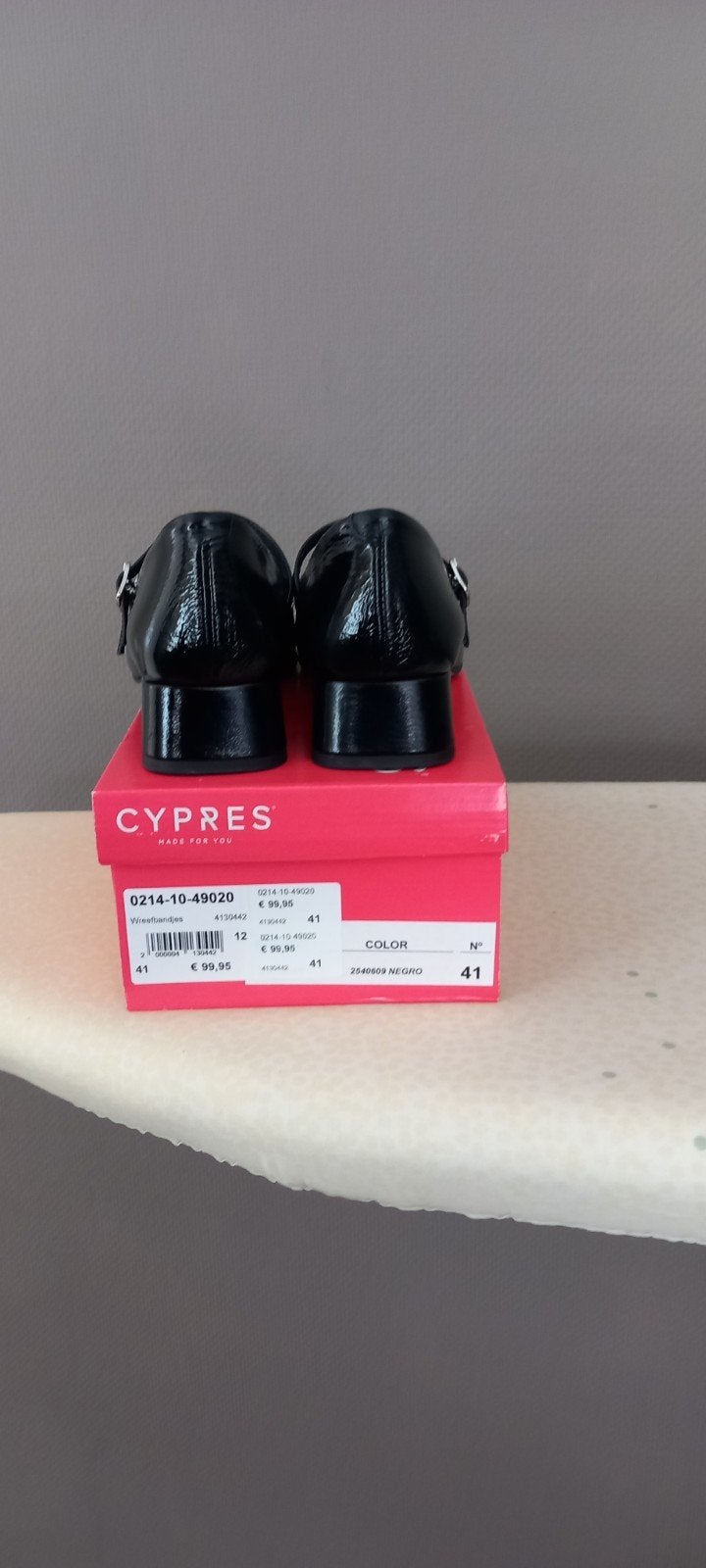 Zwarte Cyprès Ballerina's met Gespen - Maat 41, Kleding | Dames, Verzenden, Zwart, Cyprès, Ballerina's