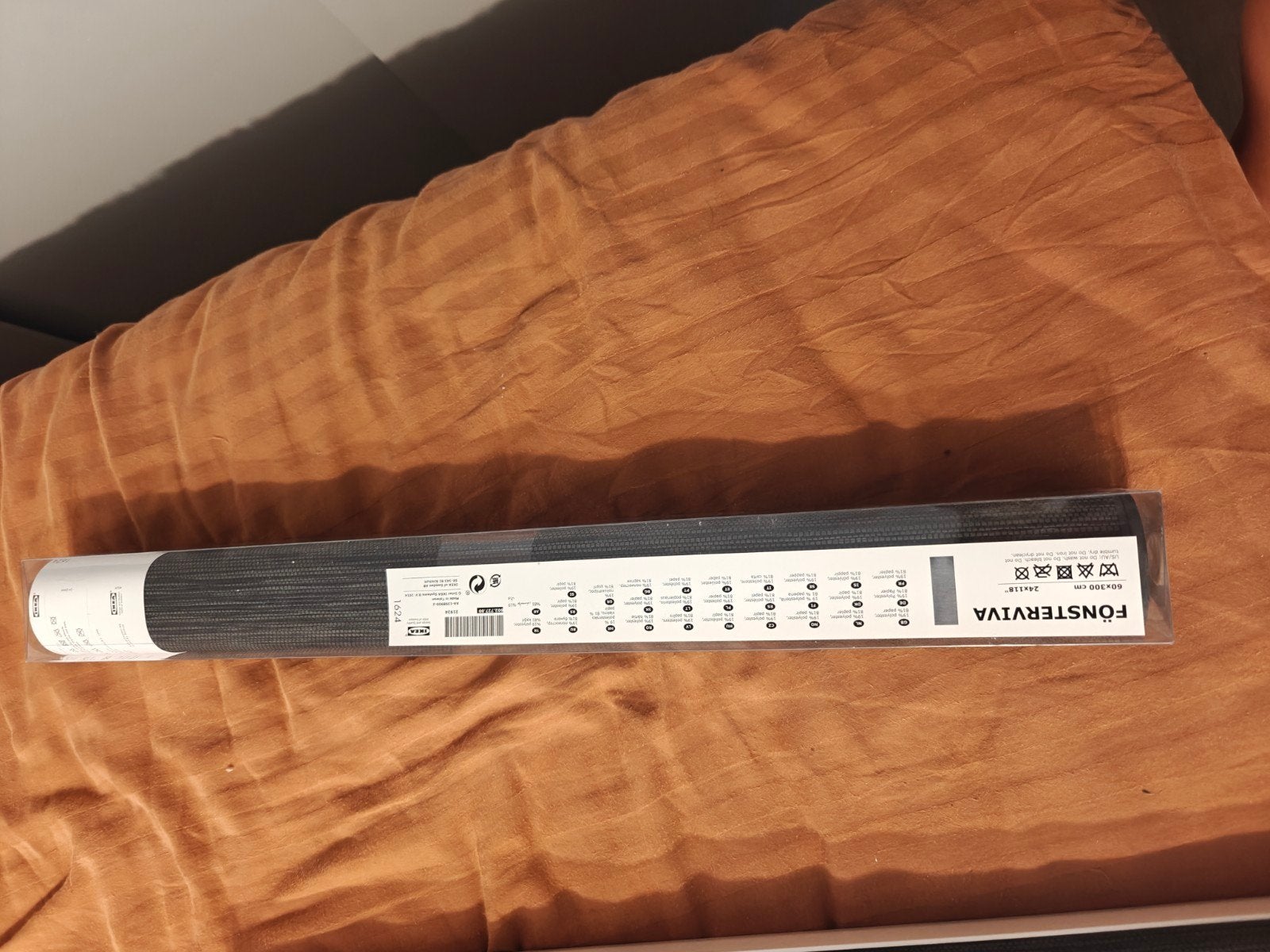 Nieuwe IKEA Fönsterviva Gordijnpanelen Antraciet 60x300cm, Nieuw, Ophalen of Verzenden, Gordijn, Polyester