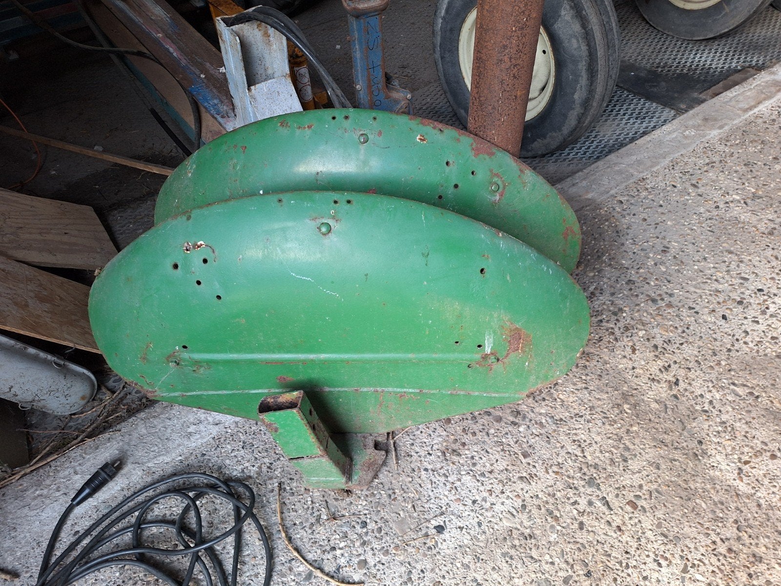 Set van 2 groene spatborden  voor john deere, Ophalen