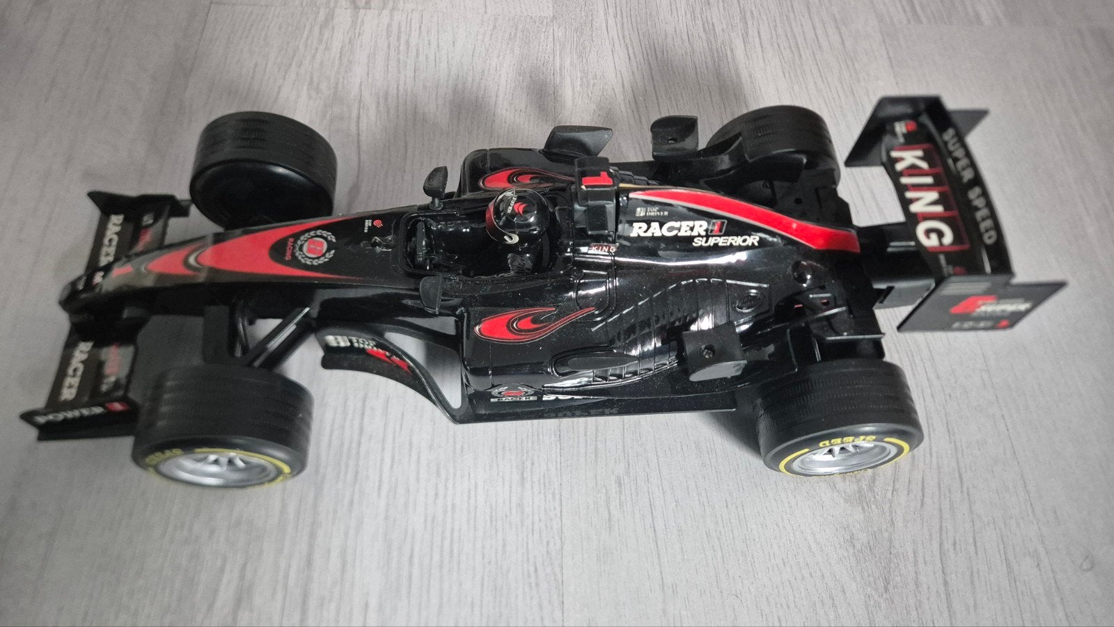 Zwarte Formule 1 Speelgoedauto - King Racer, Ophalen, Zo goed als nieuw, Overige typen