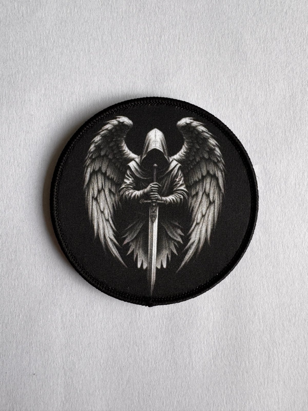Prachtige beschermengel klittenband patch - ca. 8x8 cm, Ophalen of Verzenden, Nieuw, Overige applicaties
