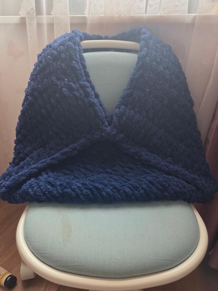 Zelfgemaakte tote, Sieraden, Tassen en Uiterlijk, Tassen | Damestassen, Ophalen of Verzenden, Nieuw, Blauw, Shopper