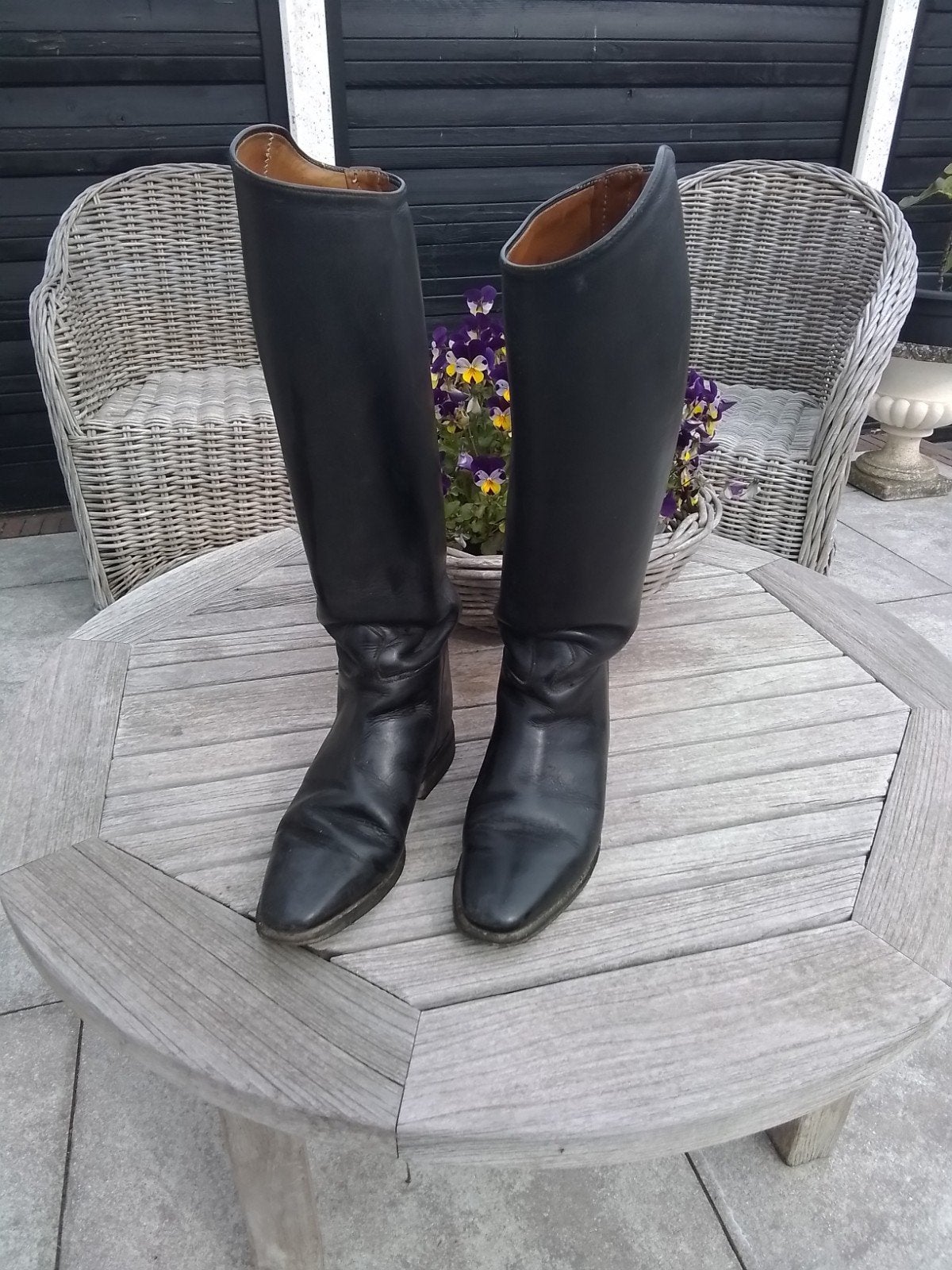 PAARDRIJLAARZEN  RIJLAARZEN LEDER, Dieren en Toebehoren, Ophalen, Dressuur, Zo goed als nieuw, Dames