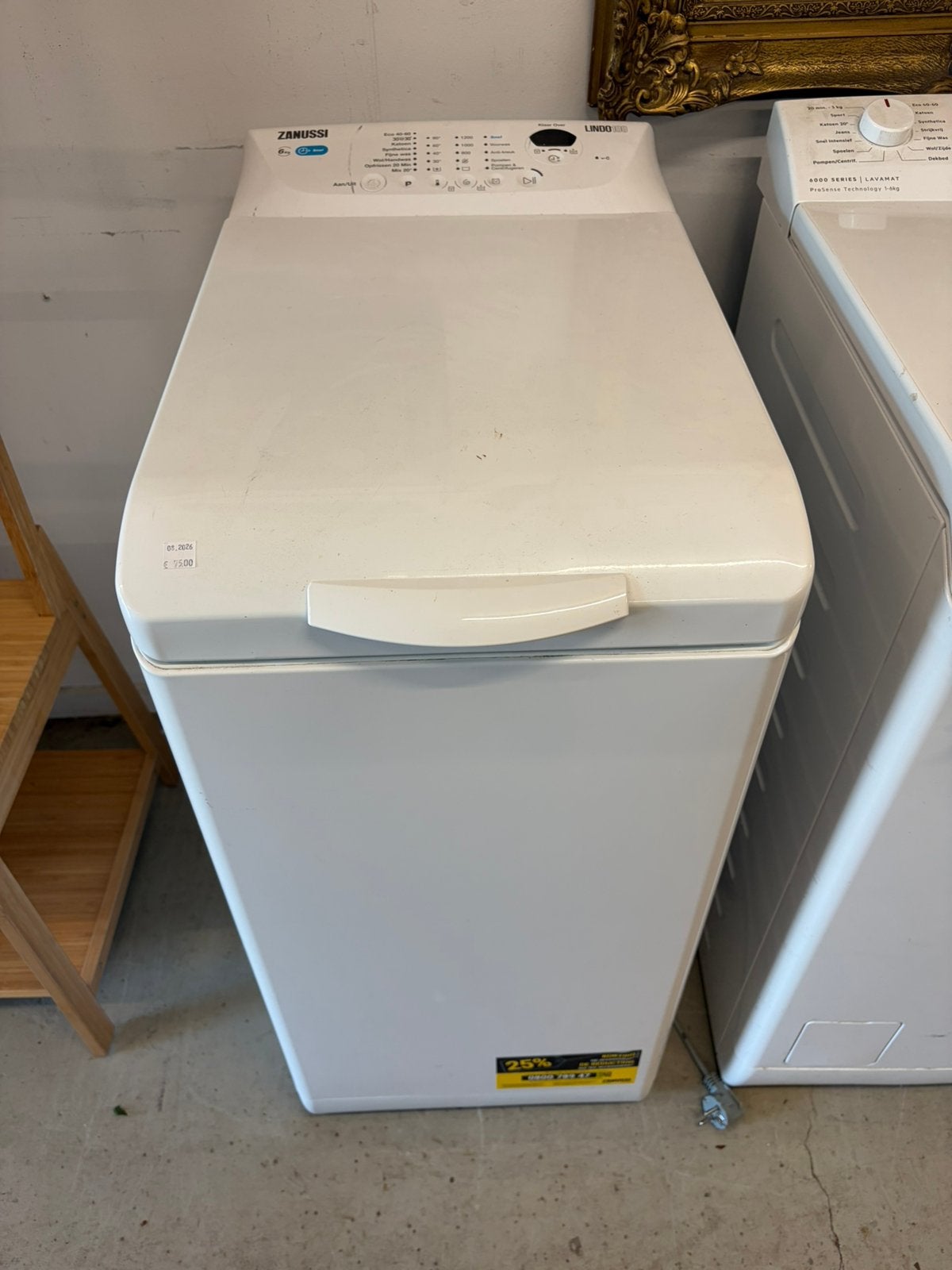Zanussi wasmachine bovenlader 6kg Lindo100, Ophalen, 1200 tot 1600 toeren, 4 tot 6 kg, .