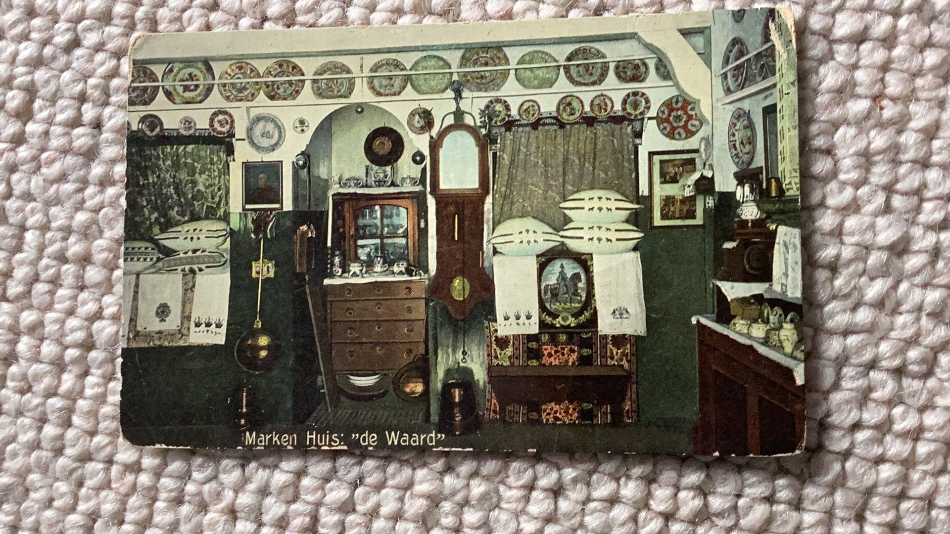 Ansichtkaart Marken Huis “De Waard” 1918. 939, Ophalen of Verzenden, Voor 1920, Gelopen, Noord-Holland