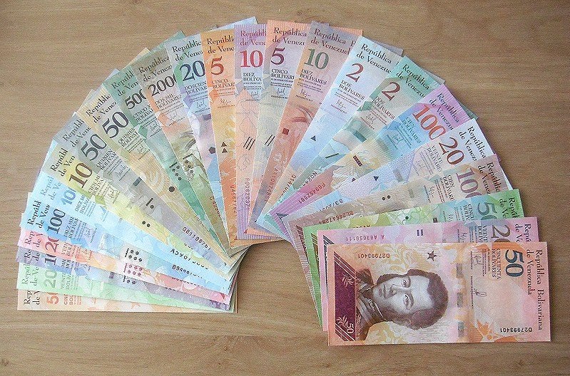 Venezuela, 24 verschillende bankbiljetten (UNC), Verzenden, Zuid-Amerika, Setje