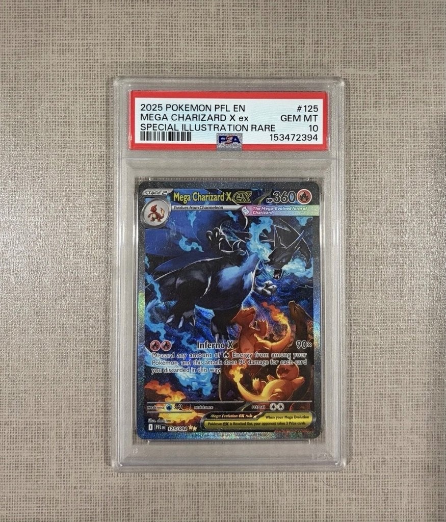 Charizard 125/094 PSA 10, Ophalen of Verzenden, Nieuw, Losse kaart, Foil