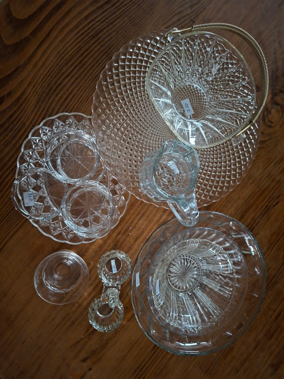 Vintage Glaswerk Lot: Schaaltjes en Presenteeritems, Ophalen of Verzenden
