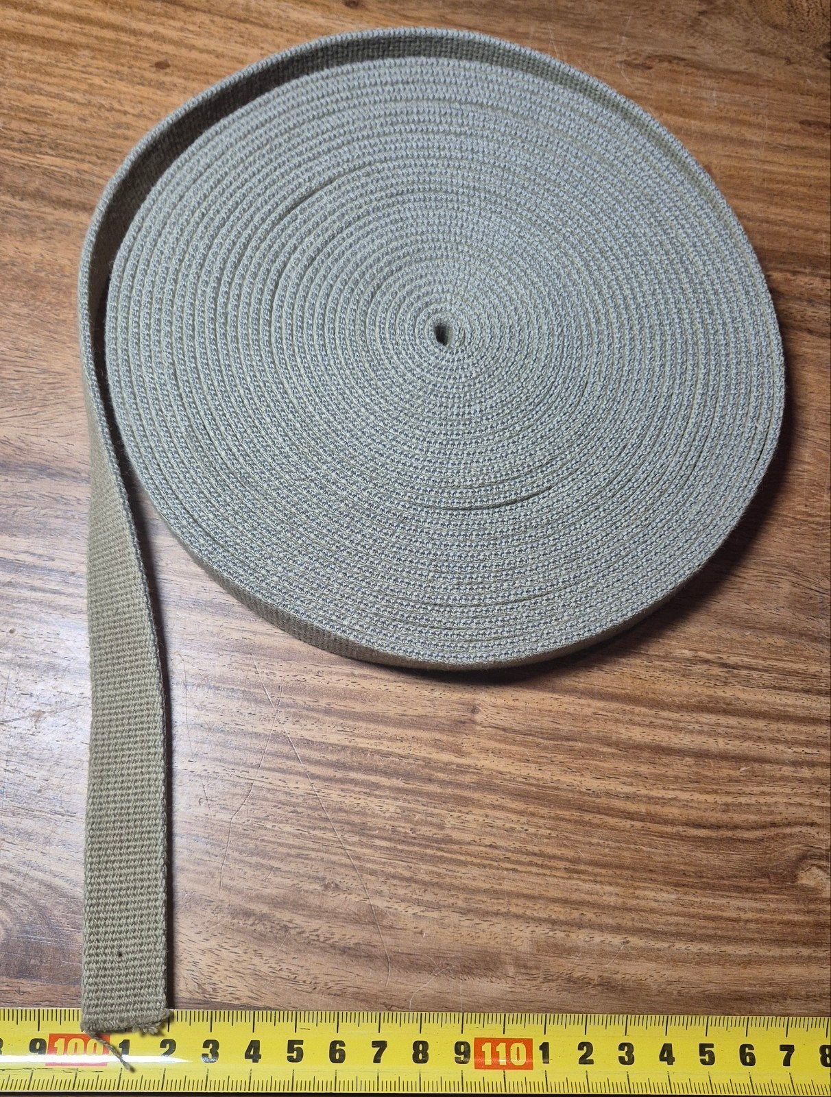 10mtr US M1 chinstrap webbing, Verzenden, Amerika, Helm of Baret