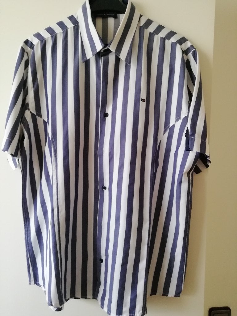 Overhemd, Verzenden, Nieuw, Wit, Tommy Hilfiger