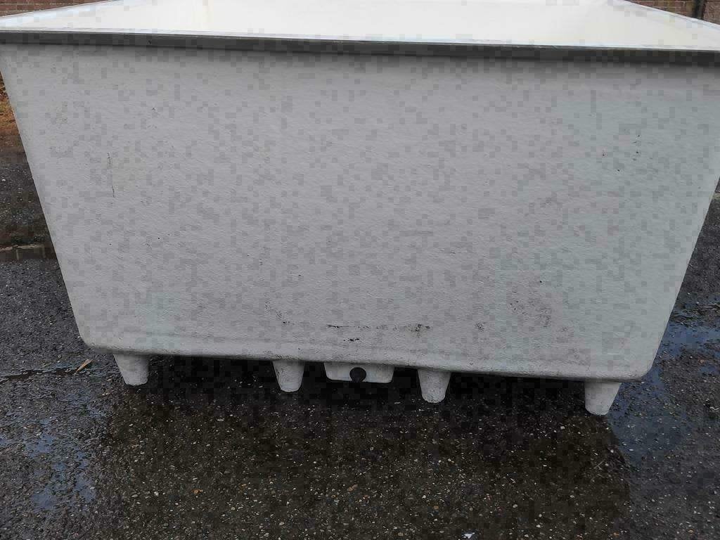 vijver  polyester vijver bakken winterdeksel 210 x 210 x 115, Tuin en Terras, Ophalen, Gebruikt, Vijverbak