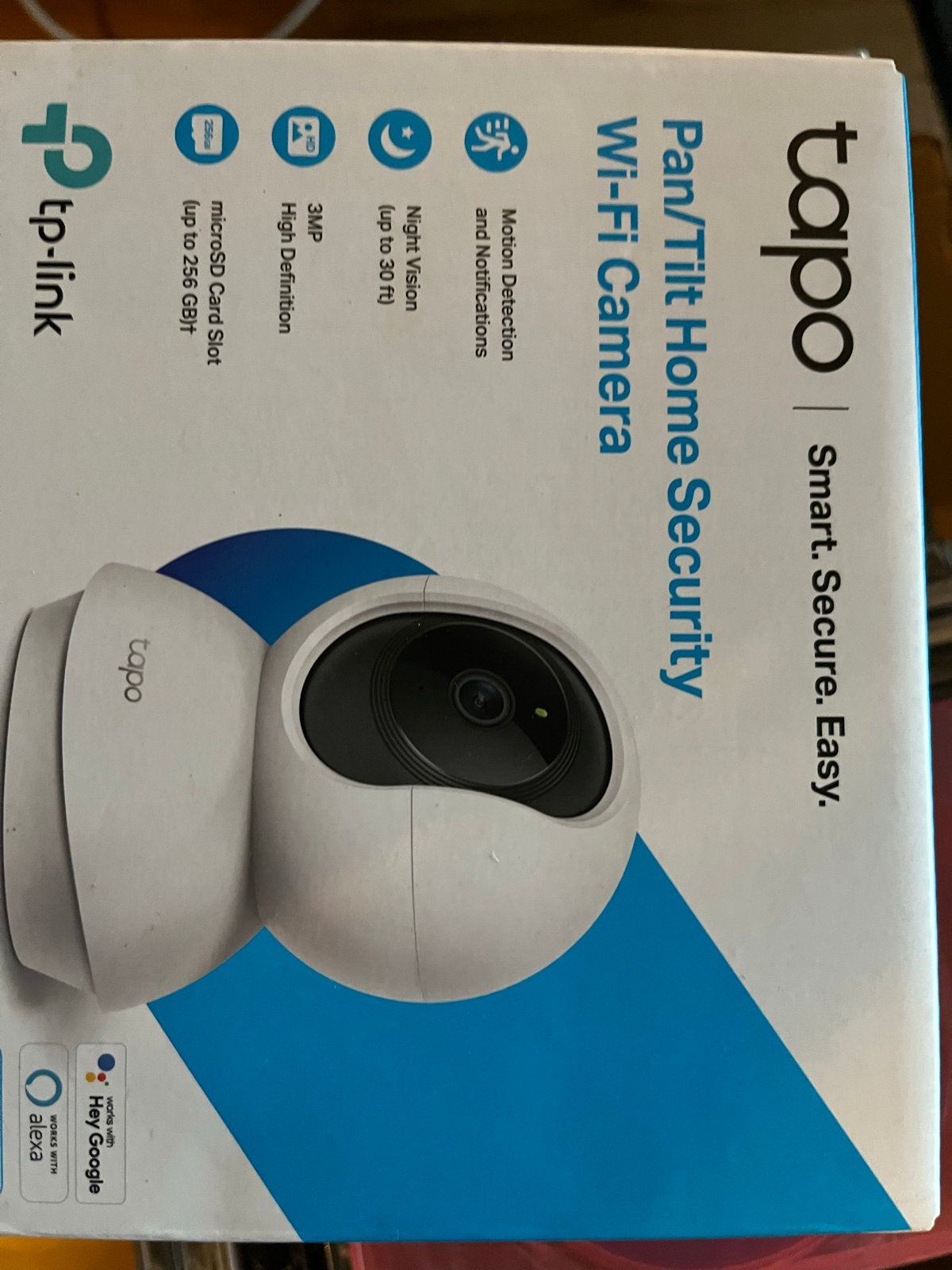 Tapo C210 Pan/Tilt Home Security Wi-Fi Camera, Audio, Tv en Foto, Ophalen, Nieuw, Binnencamera