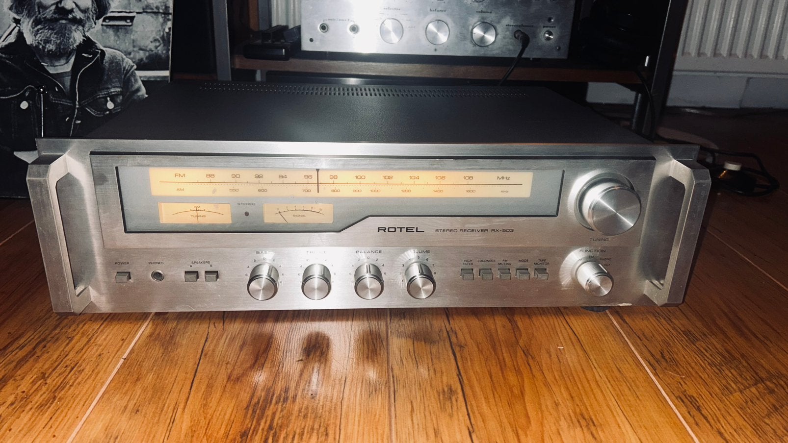 ROTEL RX 503, Ophalen of Verzenden, Zo goed als nieuw, 120 watt of meer, Overige merken