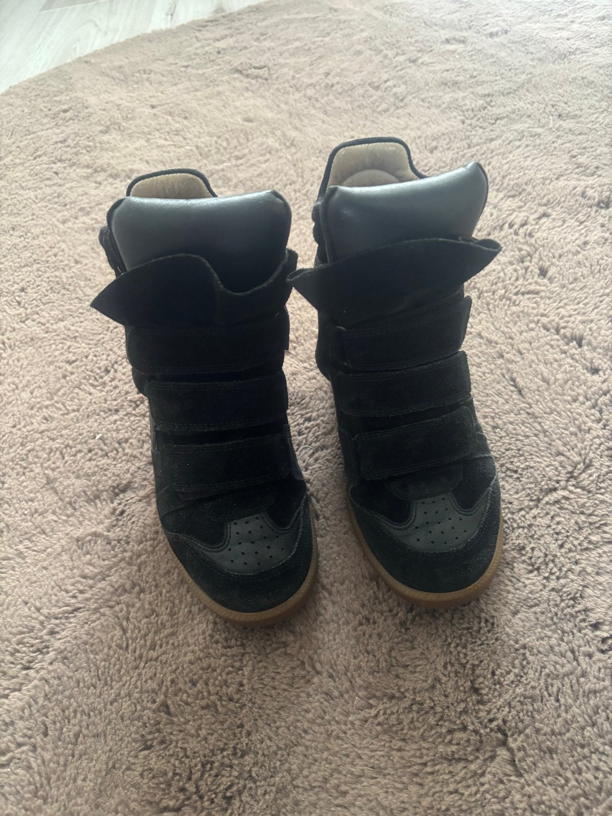 Isabel Marant wedges maat 36, Kleding | Dames, Schoenen, Ophalen of Verzenden, Gedragen, Zwart, Schoenen met hoge hakken