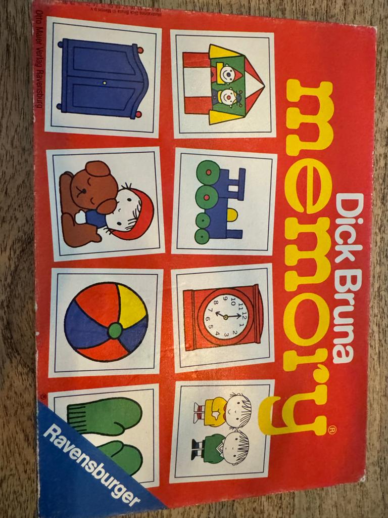Dick Bruna Memory Ravensburger - Vintage Geheugenspel, Ophalen of Verzenden, Gebruikt, Jongen of Meisje