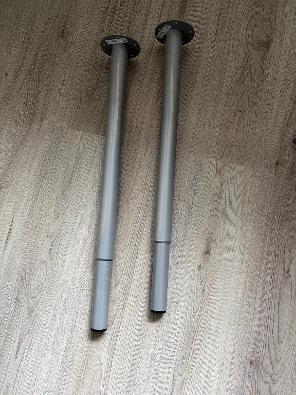 Twee IKEA OLOV tafelpoten - verstelbaar, Tafelpoot, Minder dan 50 cm, Gebruikt, 100 tot 150 cm