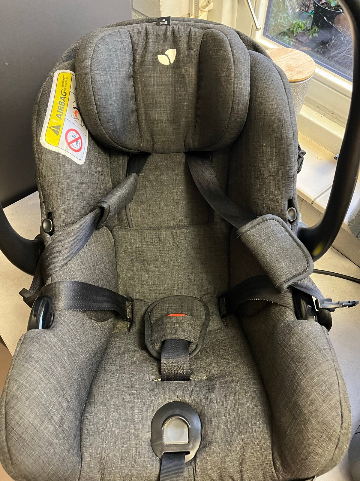 Joie i-Gemm i-Size autostoel met i-Base Advance, Autogordel of Isofix, Verstelbare rugleuning, Zo goed als nieuw, 0 t/m 13 kg