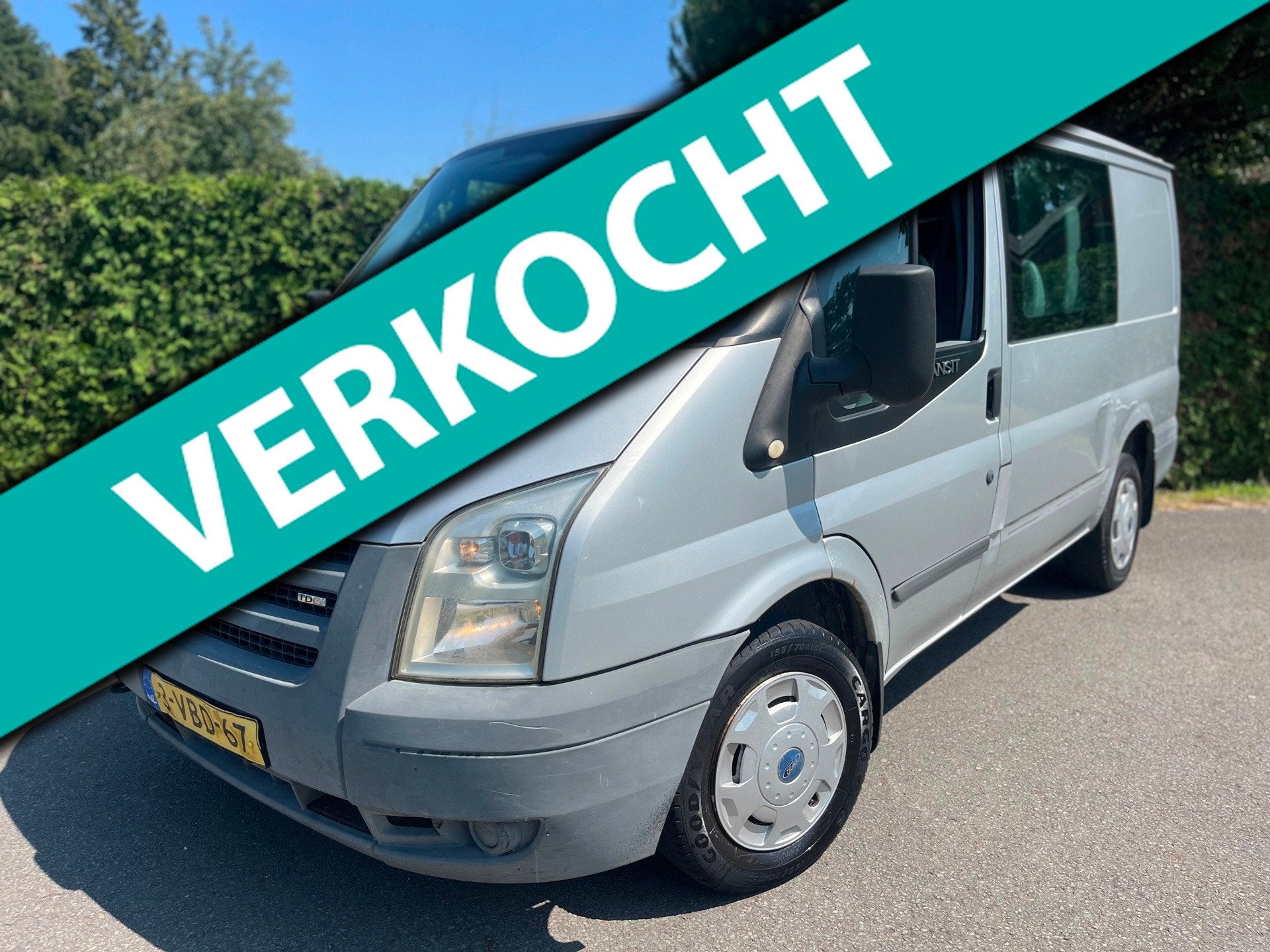 Ford Transit 260S 2.2 TDCI MARGE DUBBEL-CABINE EXPORT !, Voorwielaandrijving, Gebruikt, 4 cilinders, Origineel Nederlands
