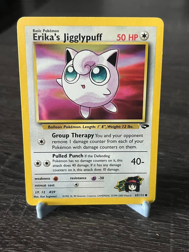 Erika's Jigglypuff (69/132) - Gym Challenge - Good, Ophalen of Verzenden, Gebruikt, Losse kaart
