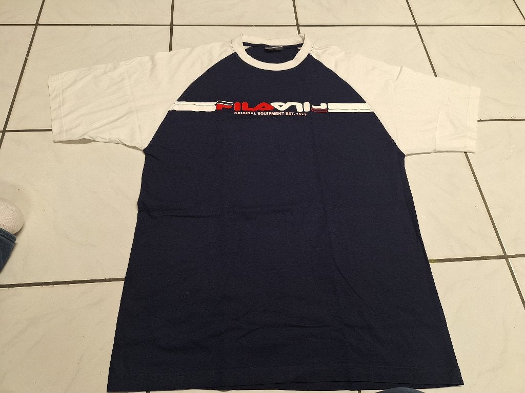 Vintage FILA t-shirt XXL uit jaren 90 in mooie staat, Ophalen of Verzenden, Zo goed als nieuw, Overige maten