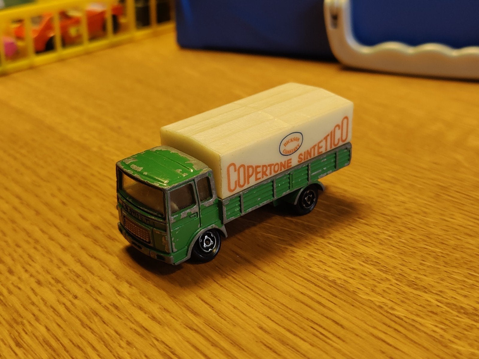 Majorette Saviem Vrachtwagen GROEN, Hobby en Vrije tijd, Modelauto's | Overige schalen, Ophalen of Verzenden, Zo goed als nieuw