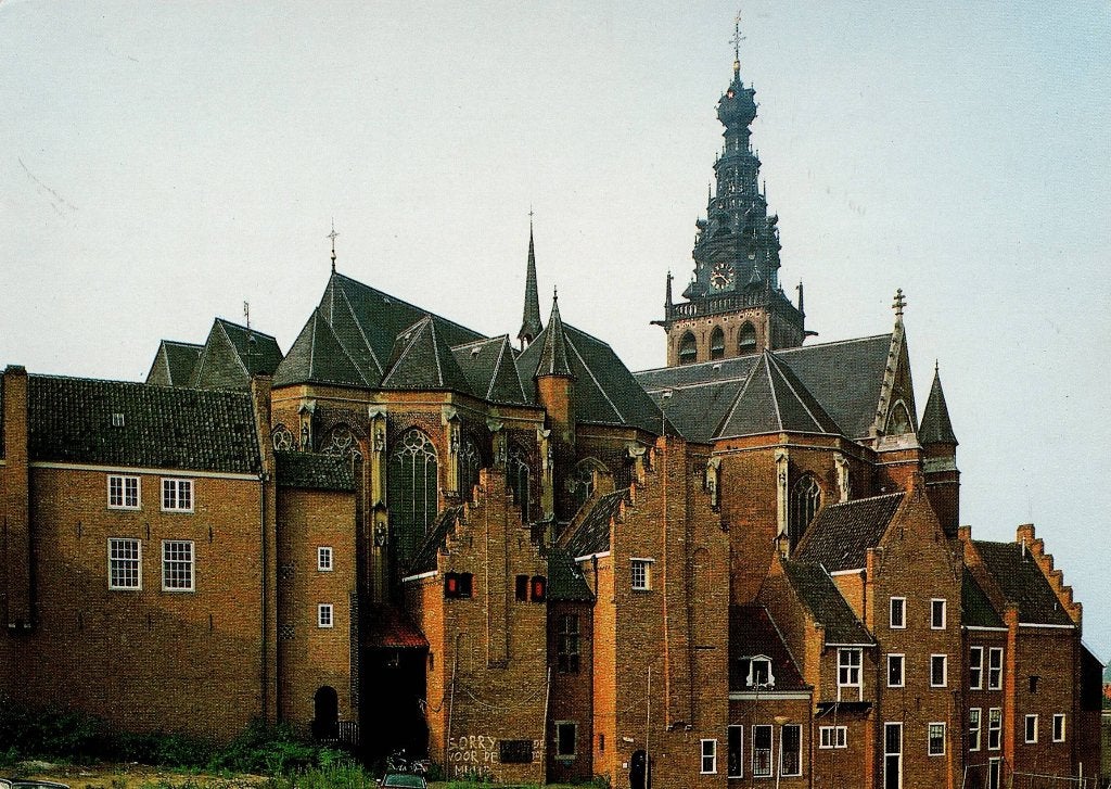 Nijmegen – Renaissance toren en St. Stevenskerk., Ophalen of Verzenden, 1960 tot 1980, Ongelopen, Gelderland