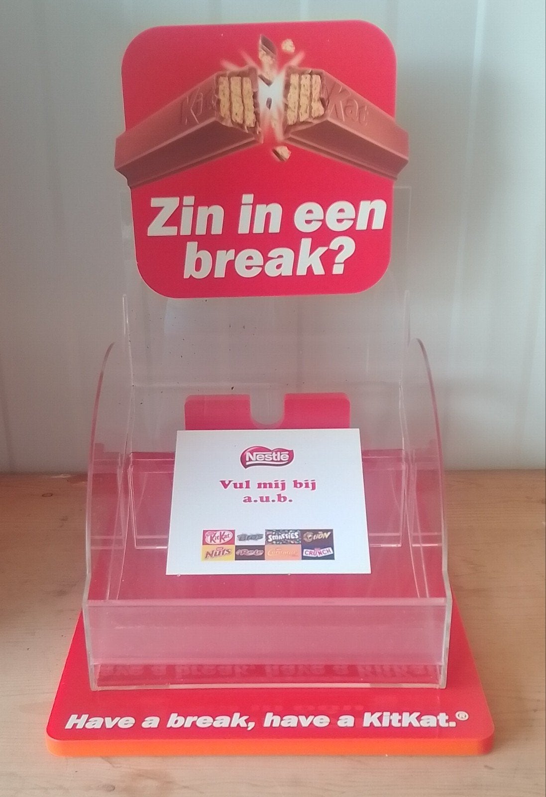Nestle KitKat snoep chocolade display, Ophalen, Nieuw, Gebruiksvoorwerp