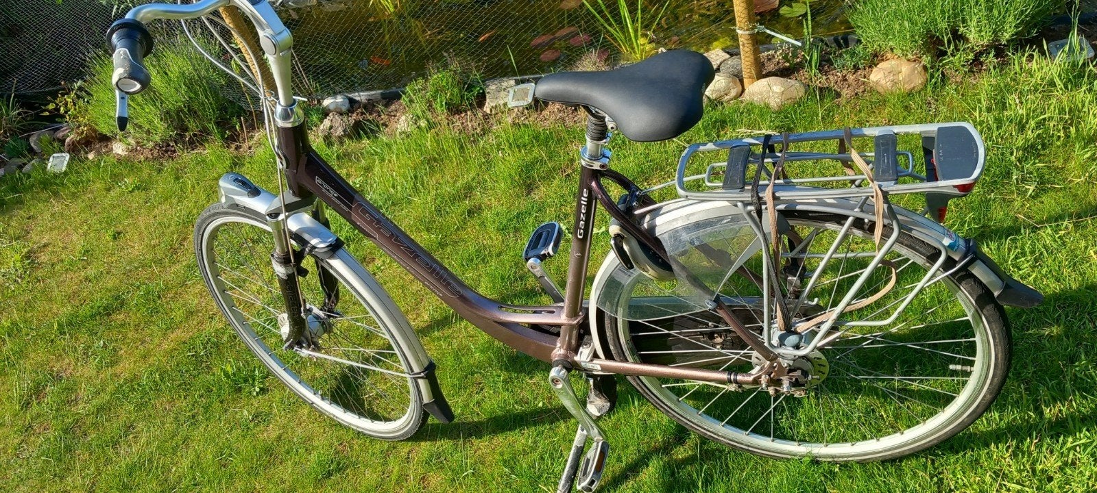 Gazelle orange damesfiets 28 inch, 8 versnellingen, Ophalen, Gebruikt, Gazelle, Versnellingen
