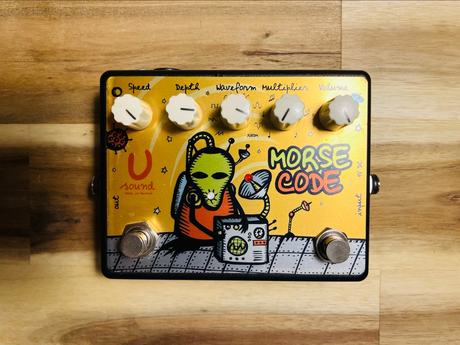 U Sound Morse Code Tremolo Pedaal, Ophalen of Verzenden, Gebruikt, Overige typen