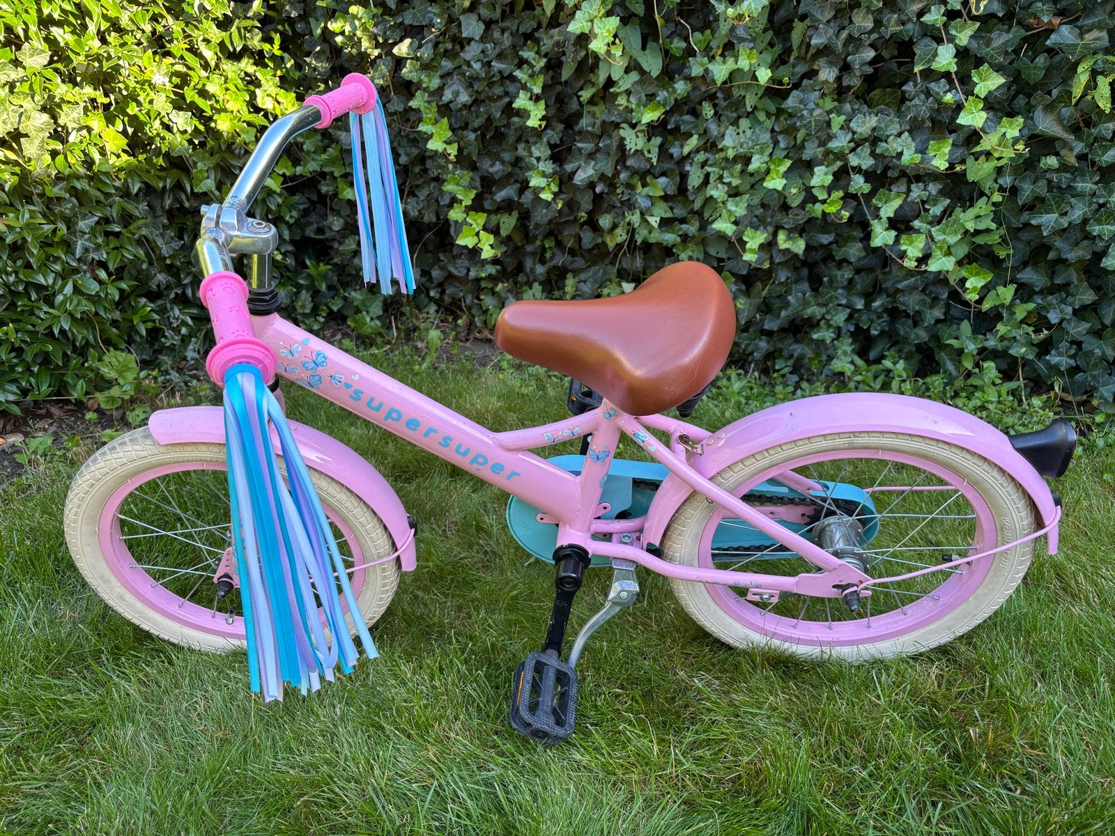 Supersuper Little Miss Kinderfiets - 16 inch - Roze, Ophalen, Zo goed als nieuw, 16 tot 20 inch