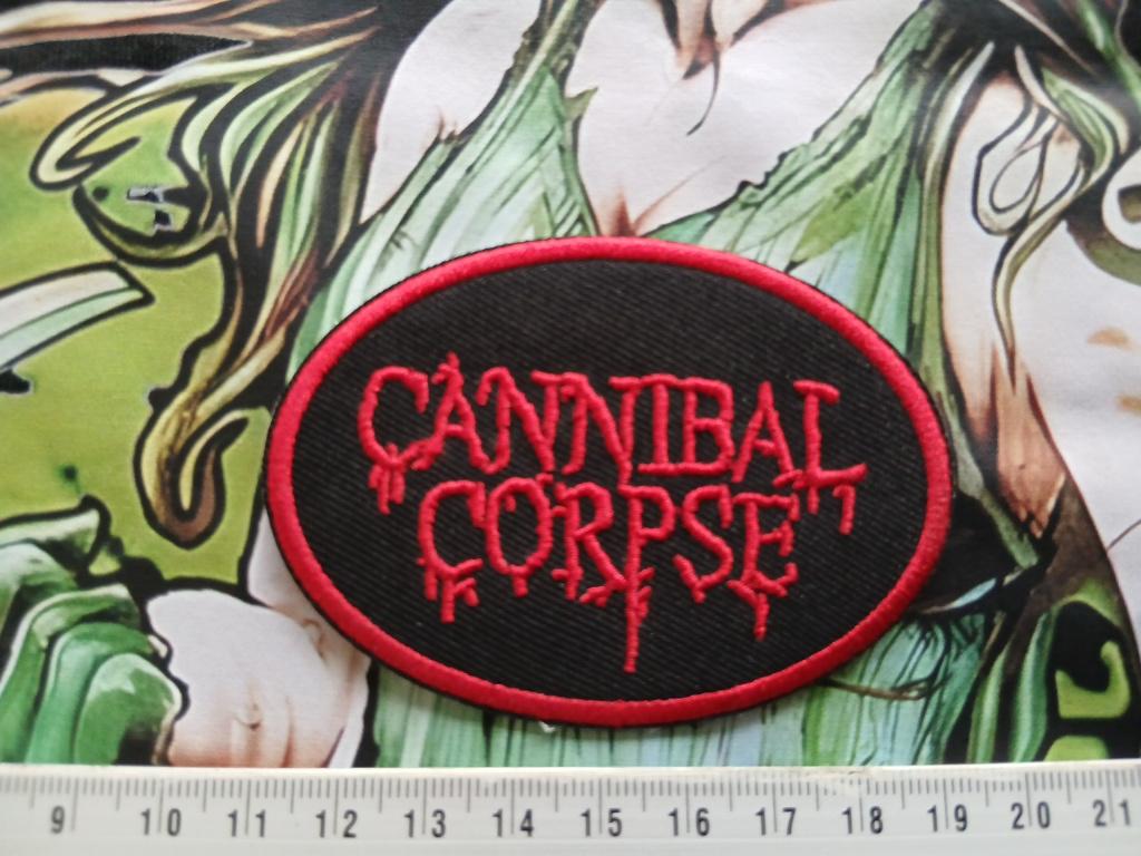 Cannibal Corpse mooie nieuwe patch c82 metal, Verzenden, Nieuw, Kleding