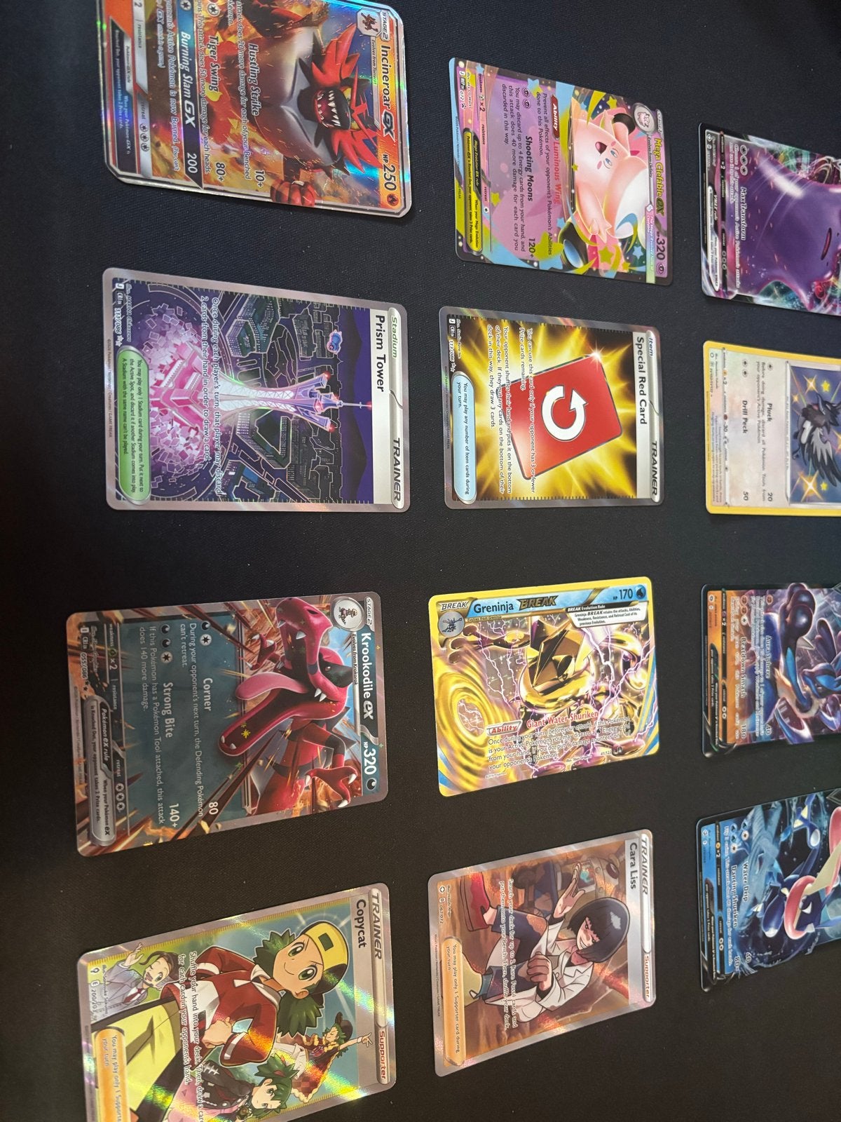 Pokémon Kaarten Collectie - 12 Diverse Kaarten!!, Ophalen, Gebruikt, Meerdere kaarten, Foil
