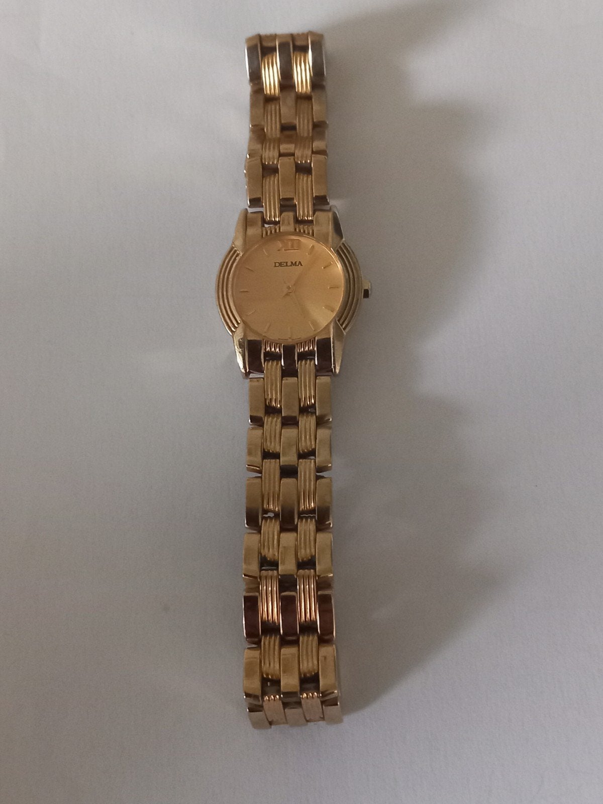 DELMA horloge - werkend - dames - voordelig opruiming, Verzenden, Gebruikt, Staal, Overige merken