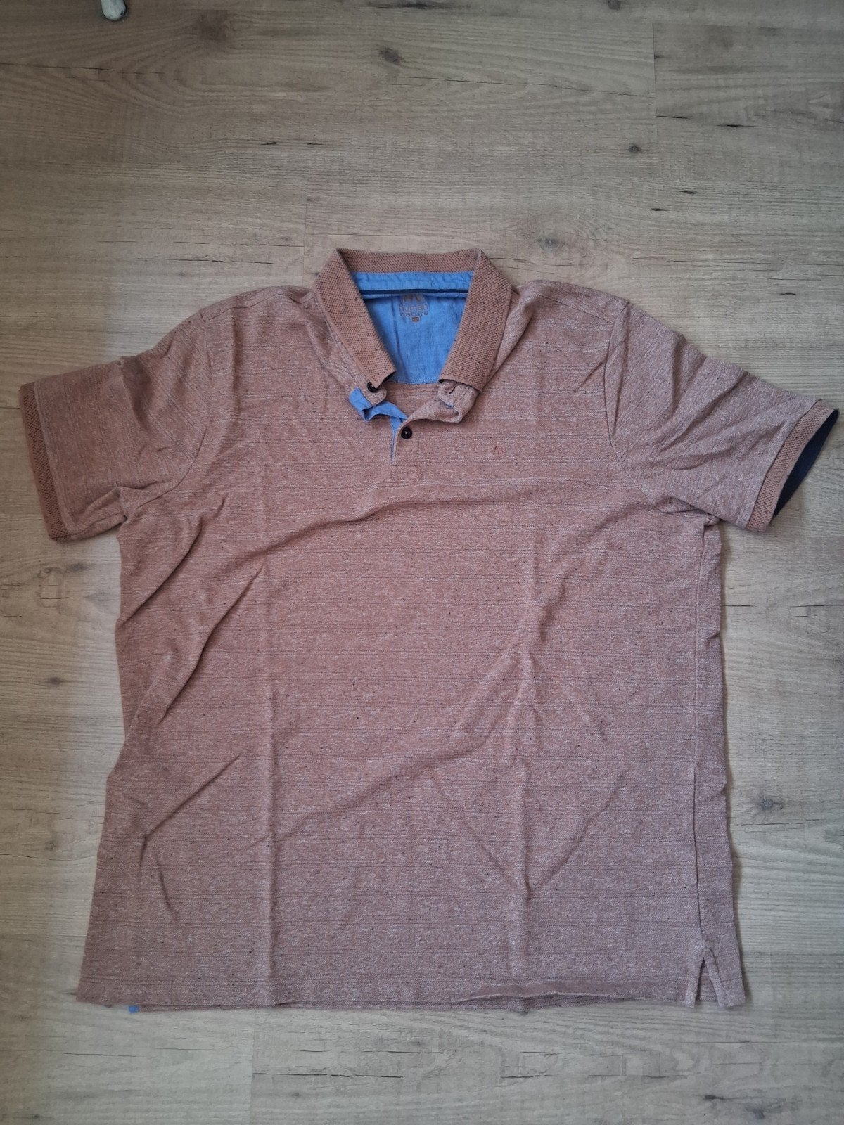 Human Nature Polo Shirt XXL - Bruin/Blauw, Ophalen of Verzenden, Zo goed als nieuw, Overige maten, Blauw