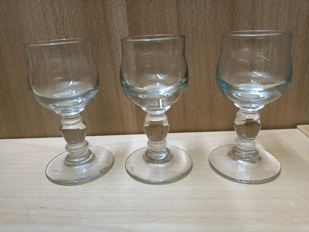 Set van 3 Vintage Borrelglaasjes, Antiek en Kunst, Ophalen of Verzenden