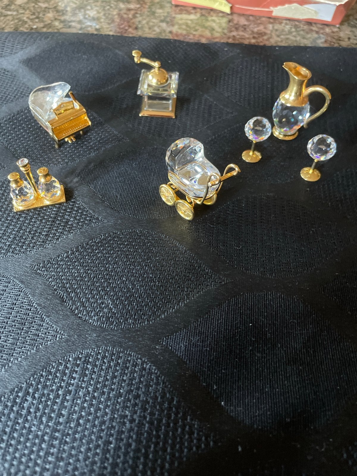 Set van5 miniaturen  Swarovki kristal, Antiek en Kunst, Ophalen of Verzenden