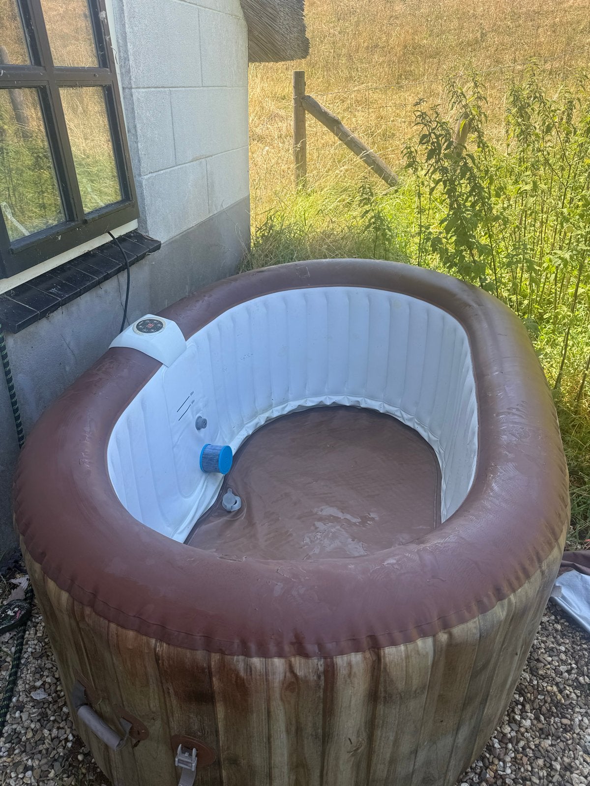 Opblaasbare Jacuzzi - Bubbels, Verwarming, Filter, Ophalen, Gebruikt, Filter, Opblaasbaar