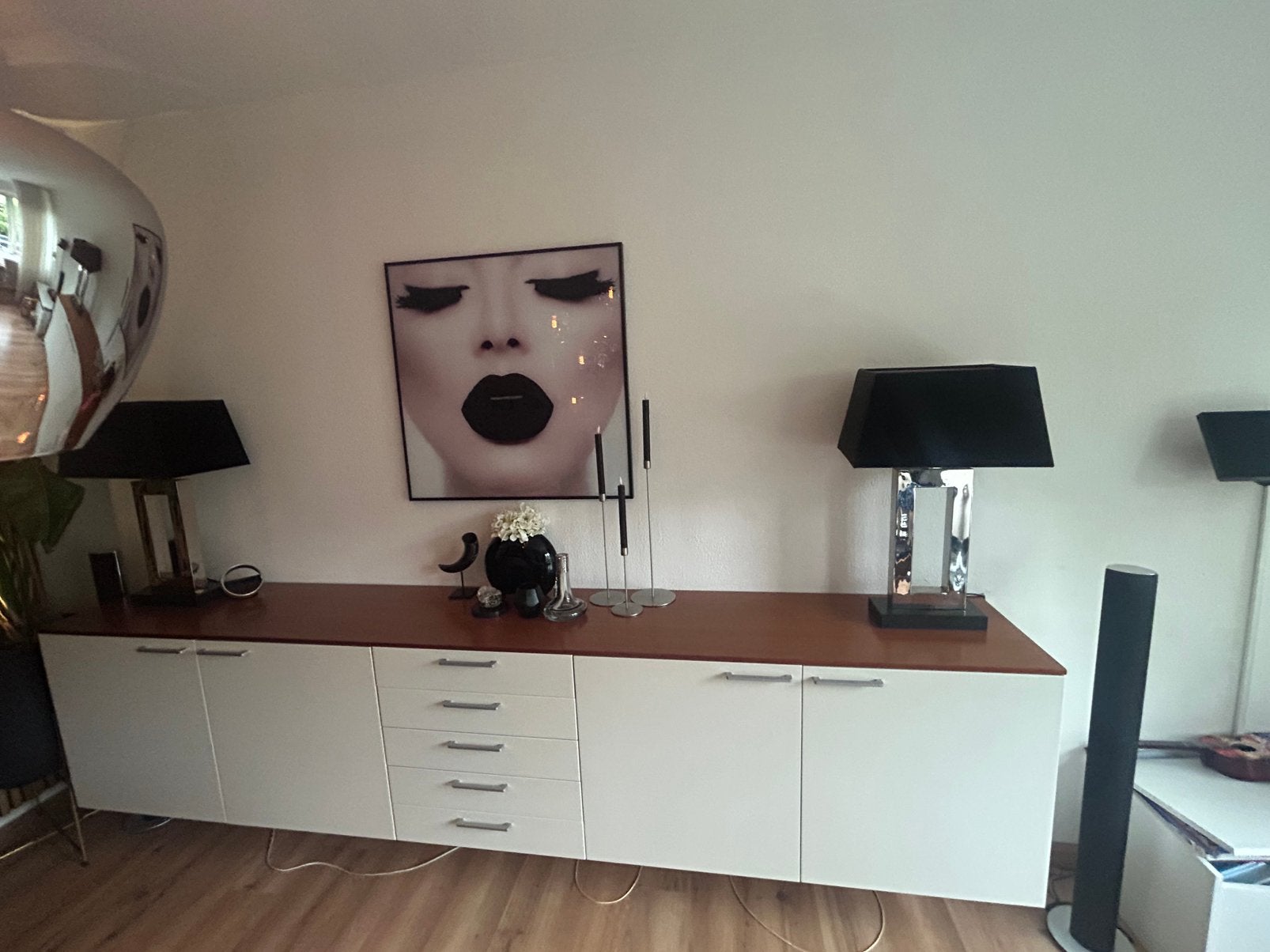 Off white PASTOE  dressoir 3 meter, Huis en Inrichting, Kasten | Dressoirs, Ophalen, Gebruikt, 25 tot 50 cm, 200 cm of meer