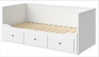 Ikea Hemnes bedbank, Huis en Inrichting, Slaapkamer | Bedden, Ophalen, 90 cm, Eenpersoons, Hout
