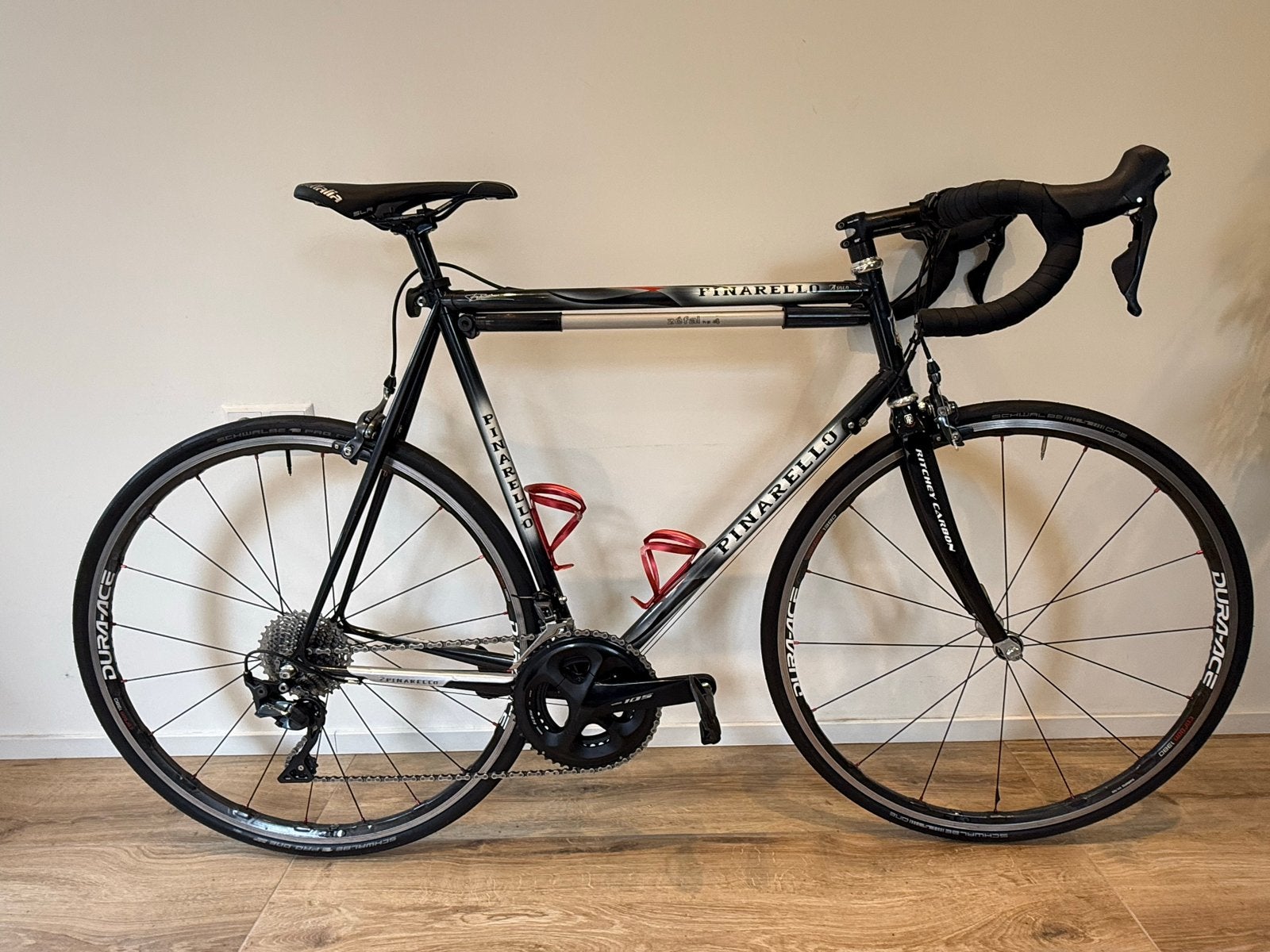 Pinarello Asolo racefiets - Shimano 105/Ultegra, 28 inch, Gebruikt, Staal, 57 tot 61 cm