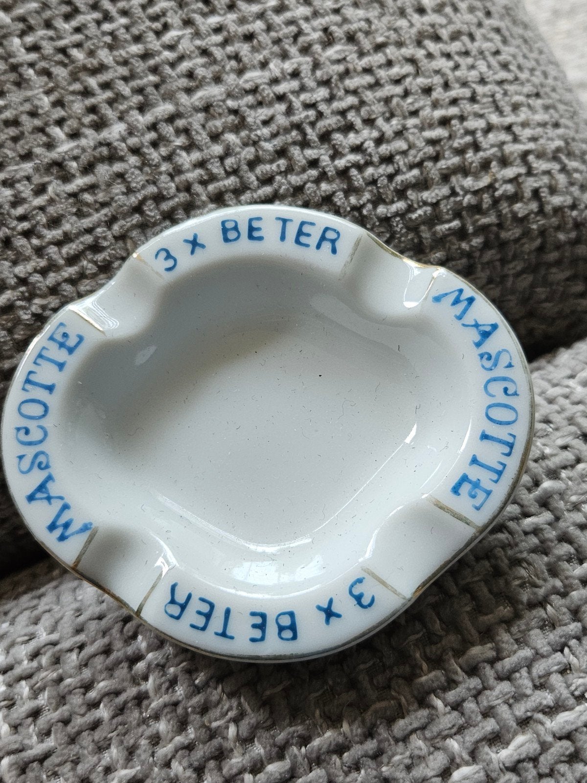 Vintage Mascotte 3x Beter asbakje, Verzamelen, Ophalen of Verzenden, Gebruikt, Asbak