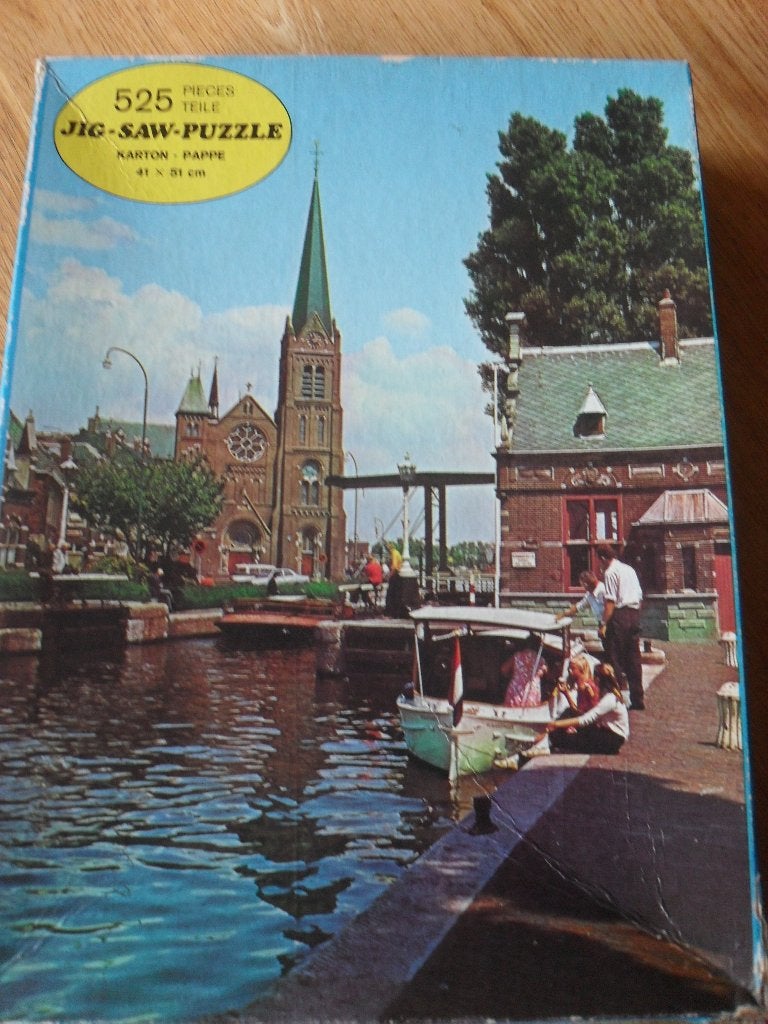 Jig saw puzzel haventje, Ophalen of Verzenden, 500 t/m 1500 stukjes, Zo goed als nieuw, Legpuzzel