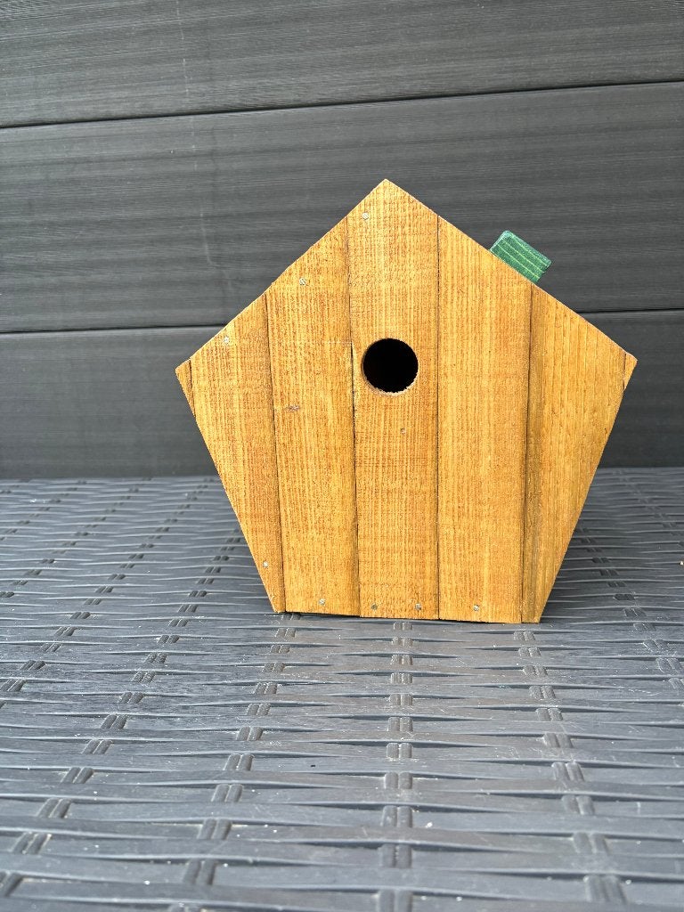 Mooi vijfkant huisje voor pimpelmees, Ophalen of Verzenden, Nieuw