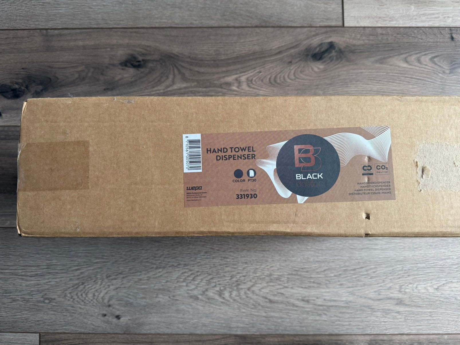 Satino Black handdoekdispenser nieuw, Ophalen of Verzenden, Nieuw