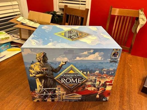 Foundations of Rome Maximus Edition - Sundrop, Hobby en Vrije tijd, Gezelschapsspellen | Bordspellen, Ophalen of Verzenden, Zo goed als nieuw