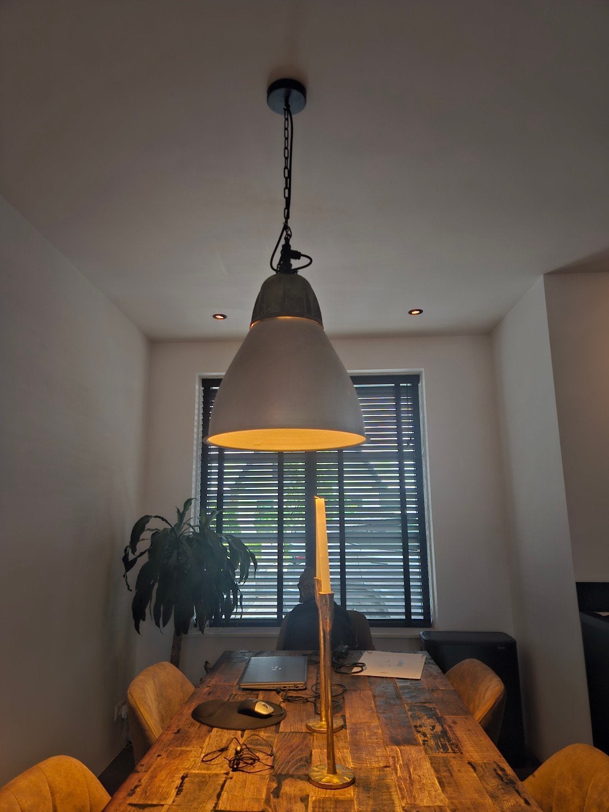 Industriële hanglamp, Ophalen of Verzenden, Minder dan 50 cm