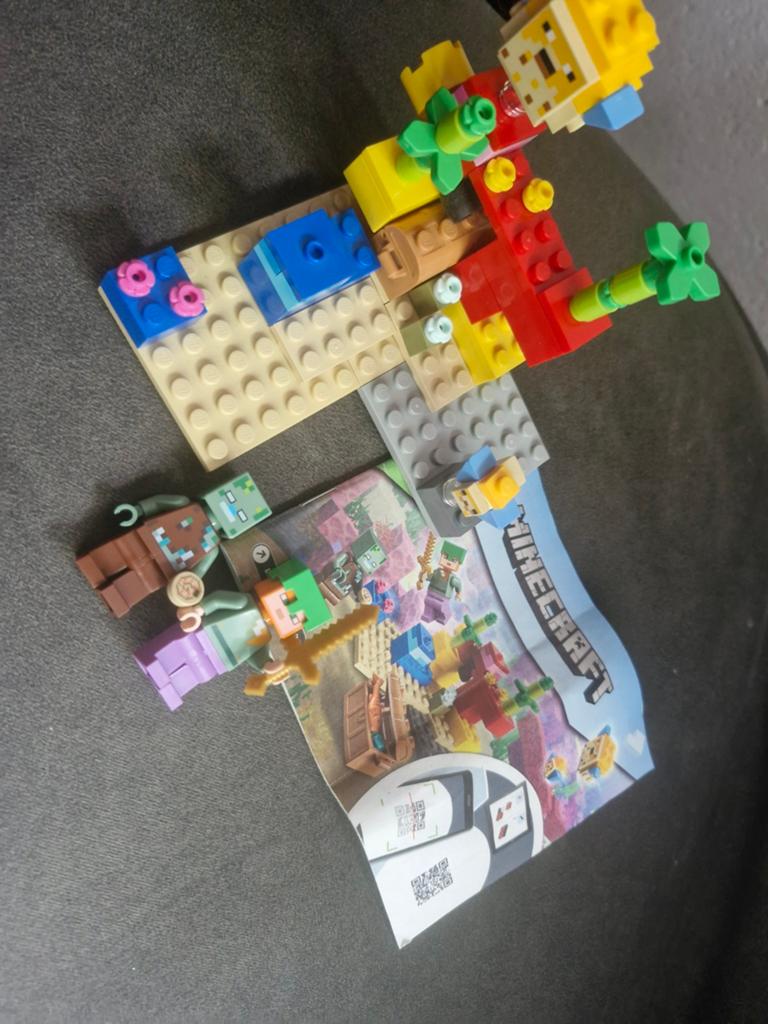 Lego minecraft koraalrif - 21164, Minecraft, Lego, Compleet, Ophalen of Verzenden