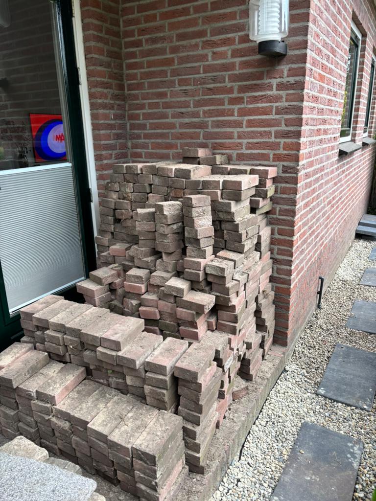 gebakken klinkers /waaltjes, Ophalen, Gebruikt, Overige materialen, Klinkers